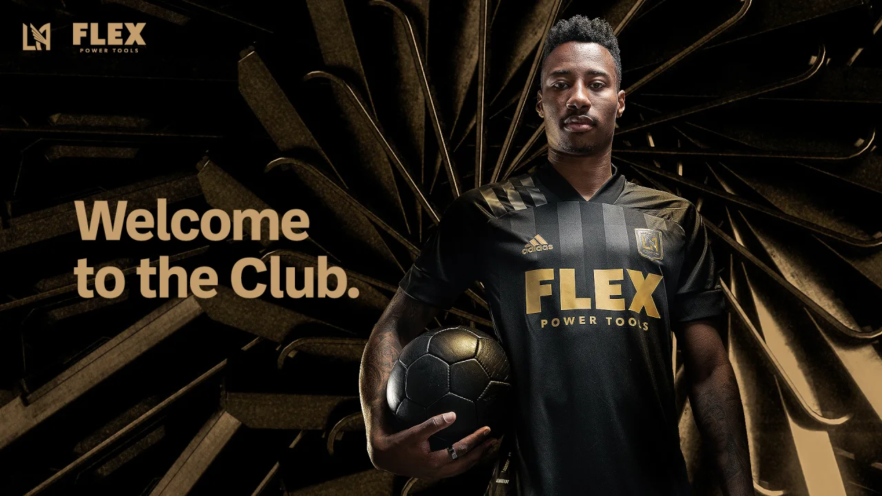 LAFC Announces FLEX Power Tools as Official Jersey Sponsor